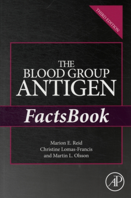 The Blood Group Antigen FactsBook, Paperback / softback Book