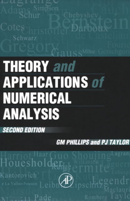 Theory and Applications of Numerical Analysis, Paperback / softback Book