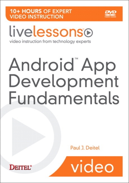 Android App Development Fundamentals Part I LiveLessons (video Training) - DVD, DVD-ROM Book