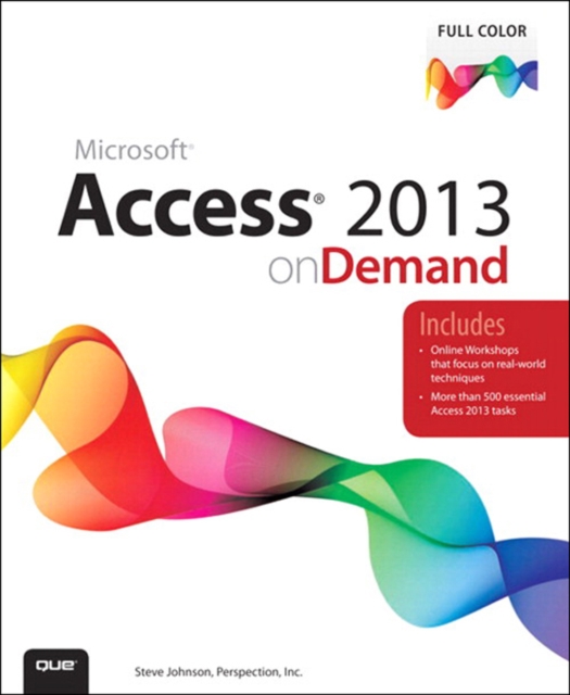 Access 2013 on Demand, EPUB eBook