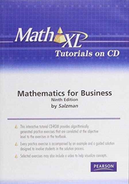 MathXL Tutorial CD for Mathematics for Business, CD-ROM Book