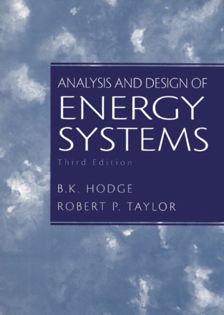 Analysis and Design of Energy Systems, Paperback / softback Book