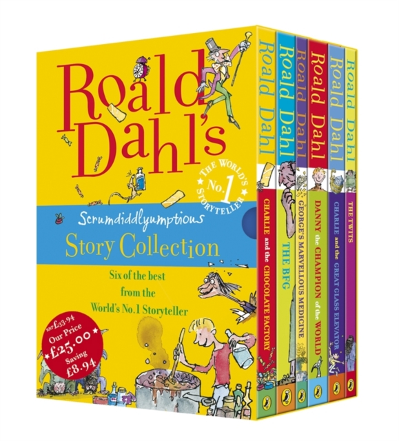 Roald Dahl's Scrumdidlyumptious Story Collection, Multiple-item retail product, slip-cased Book