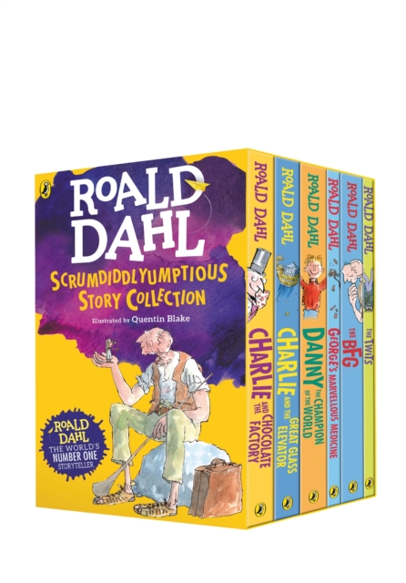 Roald Dahl's Scrumdiddlyumptious Story Collection, Multiple-component retail product, slip-cased Book
