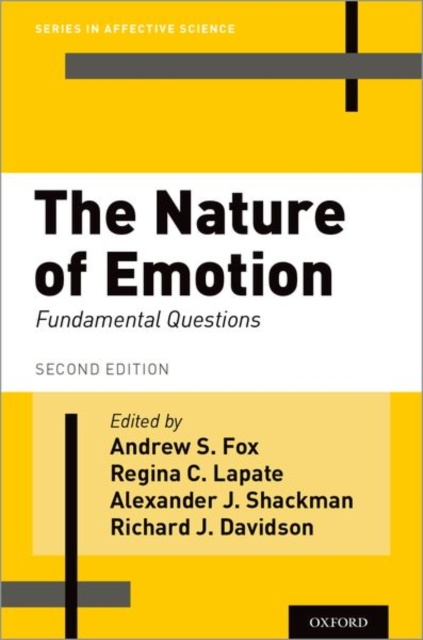 The Nature of Emotion : Fundamental Questions, Second Edition, Paperback / softback Book