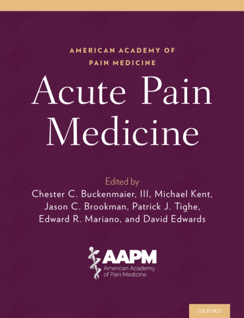 Acute Pain Medicine, PDF eBook