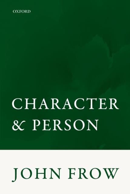Character and Person, PDF eBook