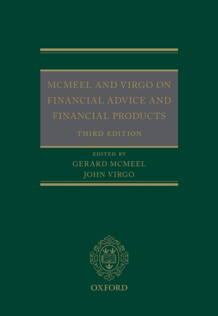 McMeel and Virgo On Financial Advice and Financial Products, EPUB eBook