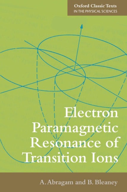 Electron Paramagnetic Resonance of Transition Ions, PDF eBook