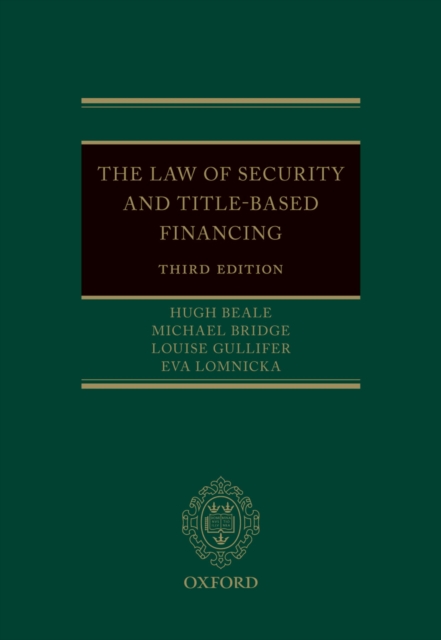 The Law of Security and Title-Based Financing, PDF eBook