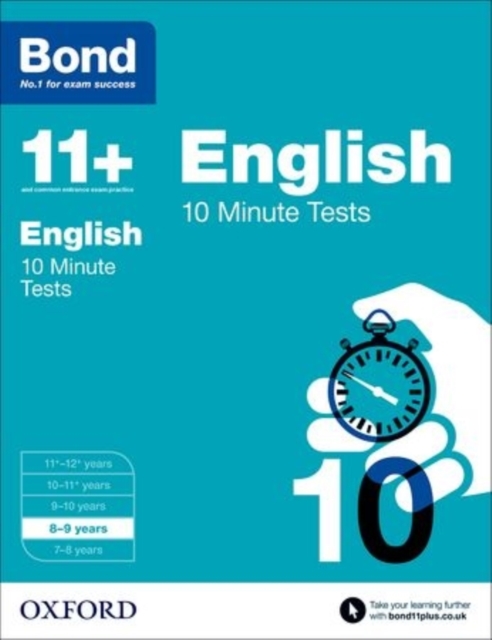 Bond 11+: English: 10 Minute Tests : 8-9  years, Paperback / softback Book
