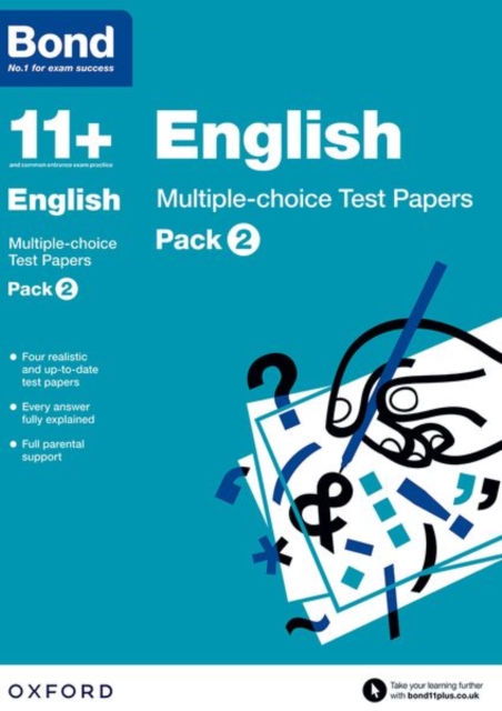 Bond 11+: English: Multiple-choice Test Papers: Ready for the 2024 exam: For 11+ GL assessment and Entrance Exams : Pack 2, Paperback / softback Book