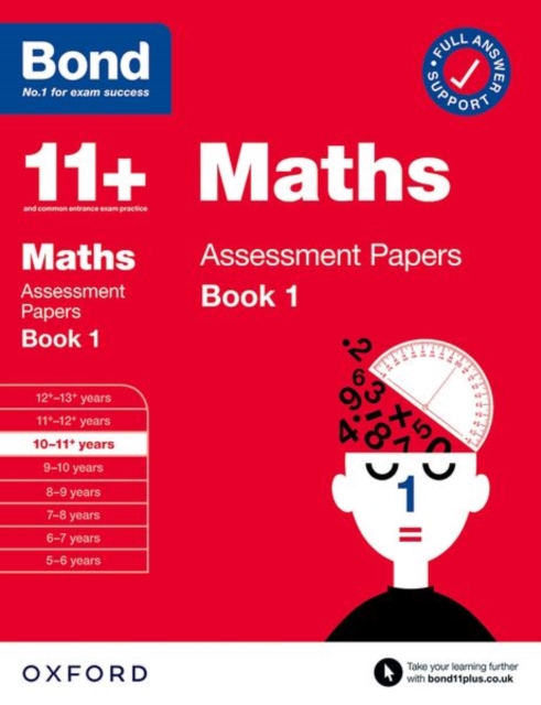 Bond 11+: Bond 11+ Maths Assessment Papers 10-11 yrs Book 1: For 11+ GL assessment and Entrance Exams, Paperback / softback Book
