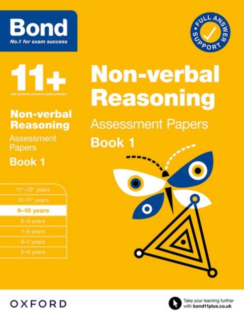 Bond 11+: Bond 11+ Non Verbal Reasoning Assessment Papers 9-10 years Book 1: For 11+ GL assessment and Entrance Exams, Paperback / softback Book