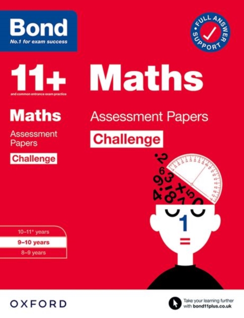 Bond 11+: Bond 11+ Maths Challenge Assessment Papers 9-10 years, Paperback / softback Book