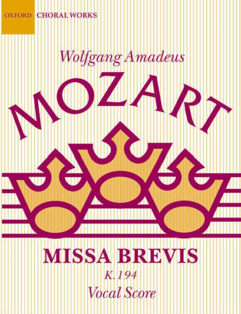 Missa Brevis in D K.194, Sheet music Book