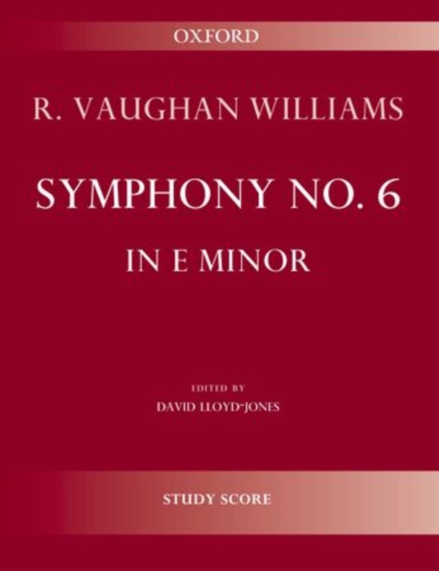 Symphony No. 6 in E minor, Sheet music Book