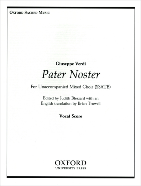Pater Noster, Sheet music Book