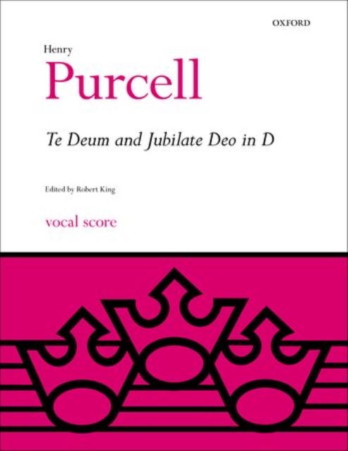 Te Deum and Jubilate Deo in D, Sheet music Book