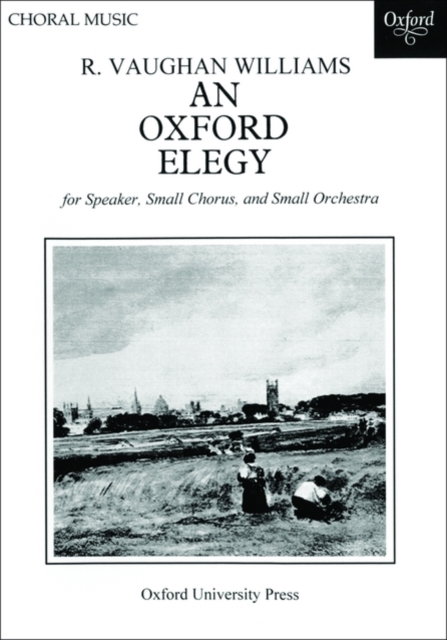 An Oxford Elegy, Sheet music Book