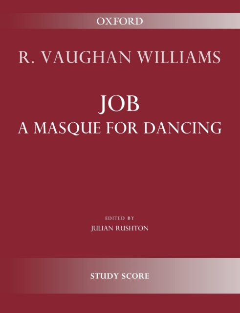 Job : A Masque for Dancing, Sheet music Book