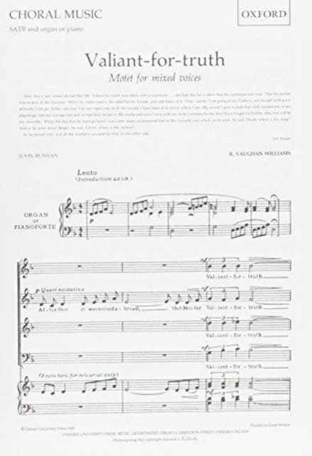 Valiant-for-truth, Sheet music Book