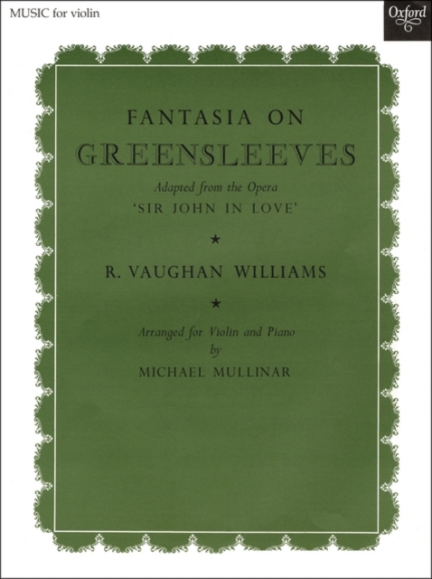 Fantasia on Greensleeves, Sheet music Book