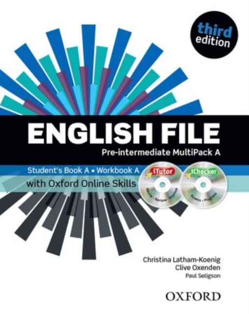 English File third edition: Pre-intermediate: MultiPACK A with Oxford Online Skills : The best way to get your students talking, Mixed media product Book