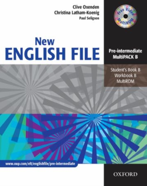 New English File: Pre-Intermediate: Multipack B : Six-Level General English Course for Adults, Mixed media product Book