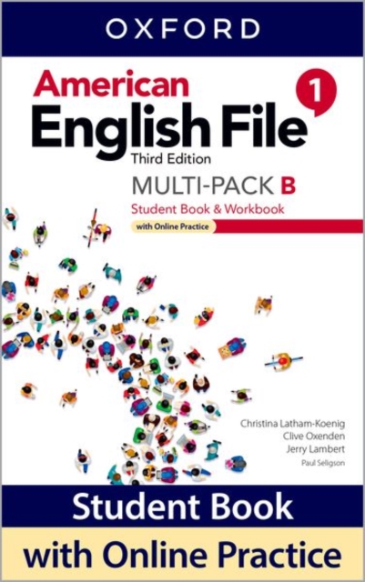 American English File: Level 1: Student Book/Workbook Multi-Pack B with Online Practice, Multiple-component retail product Book