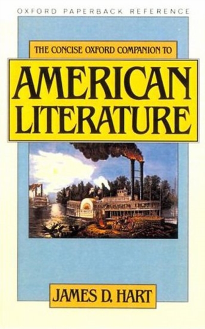 The Concise Oxford Companion to American Literature, Paperback / softback Book