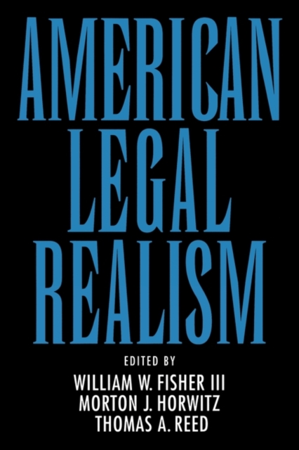 American Legal Realism, Paperback / softback Book