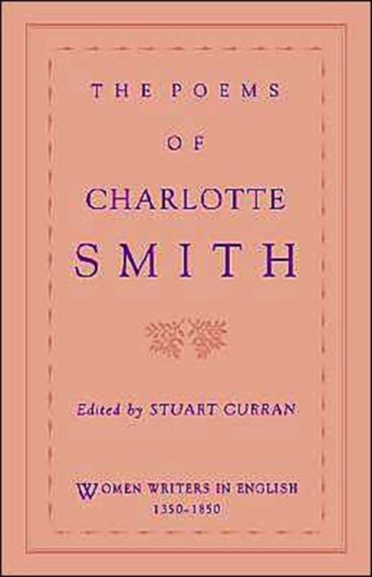 The Poems of Charlotte Smith, Paperback / softback Book