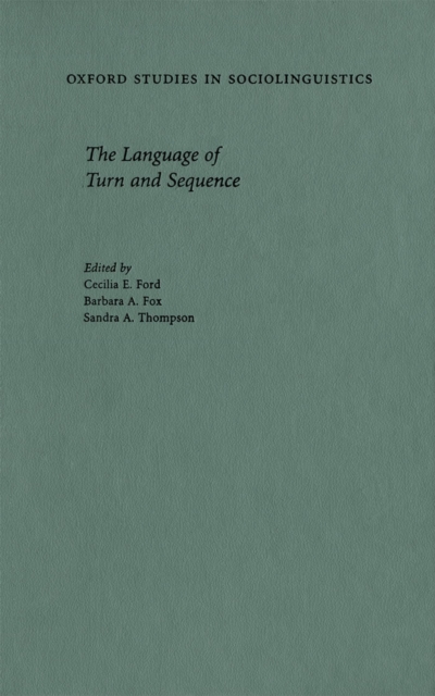 The Language of Turn and Sequence, PDF eBook