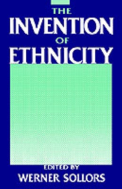 The Invention of Ethnicity, PDF eBook