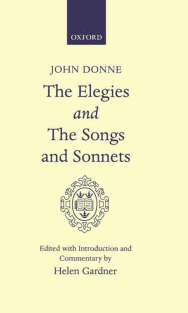 Elegies and the Songs and Sonnets, Hardback Book
