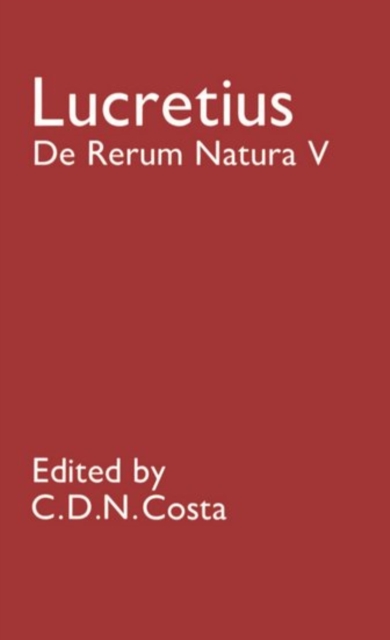 De Rerum Natura V, Paperback / softback Book