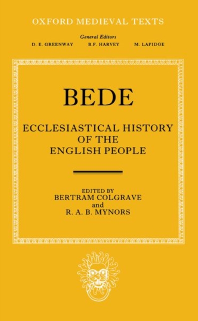 Bede's Ecclesiastical History of the English People, Hardback Book