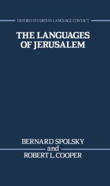 The Languages of Jerusalem, Hardback Book