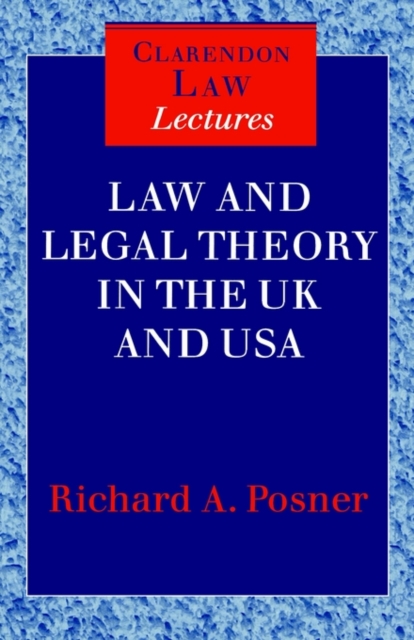 Law and Legal Theory in England and America, Hardback Book