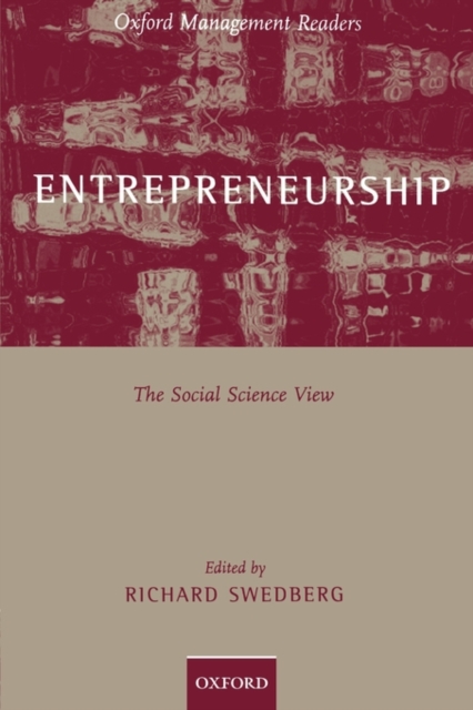 Entrepreneurship : The Social Science View, Paperback / softback Book