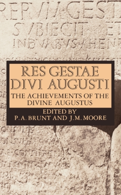 Res Gestae Divi Augusti : The Achievements of the Divine Augustus, Paperback / softback Book