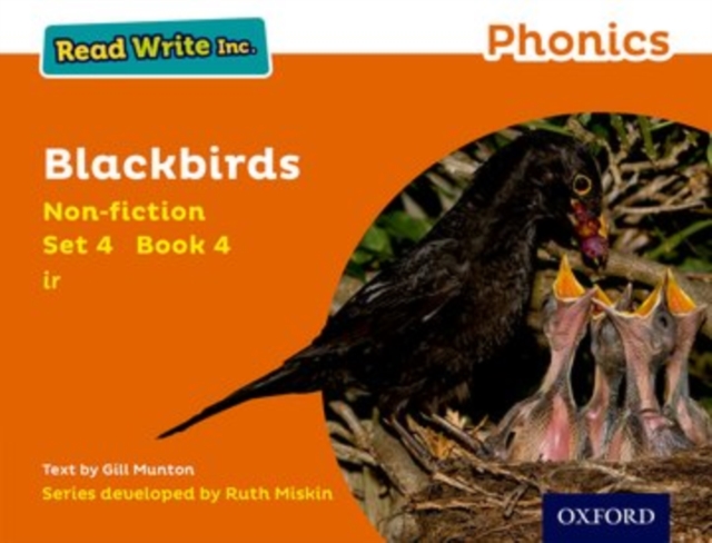 Read Write Inc. Phonics: Blackbirds (Orange Set 4 Non-fiction 4), Paperback / softback Book