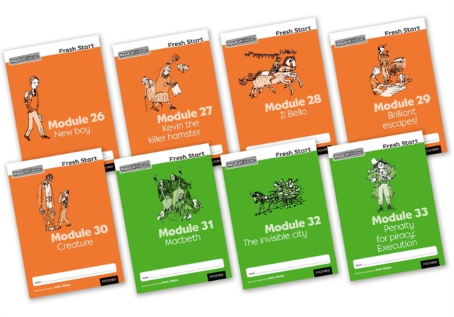 Read Write Inc. Fresh Start: Modules 26-33 - Mixed Pack of 8, Paperback / softback Book