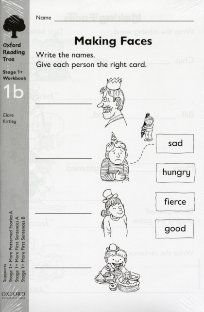 Oxford Reading Tree: Level 1+: Workbooks: Workbook 1B (Pack of 6), Paperback / softback Book