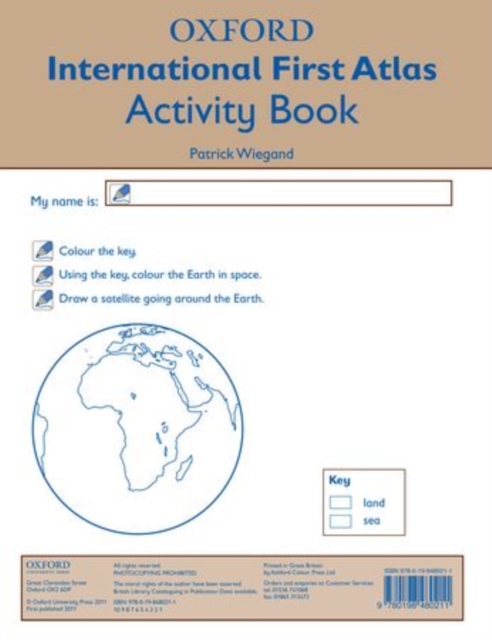Oxford International First Atlas Activity Book, Paperback / softback Book