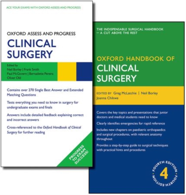 Oxford Handbook of Clinical Surgery and Oxford Assess and Progress: Clinical Surgery Pack, Multiple copy pack Book