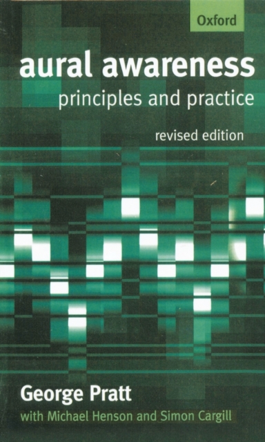 Aural Awareness : Principles and Practice, Hardback Book
