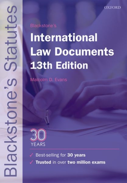 Blackstone's International Law Documents, Paperback / softback Book