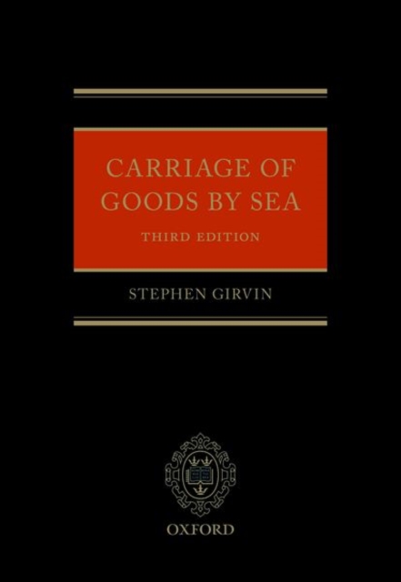 Carriage of Goods by Sea, Hardback Book